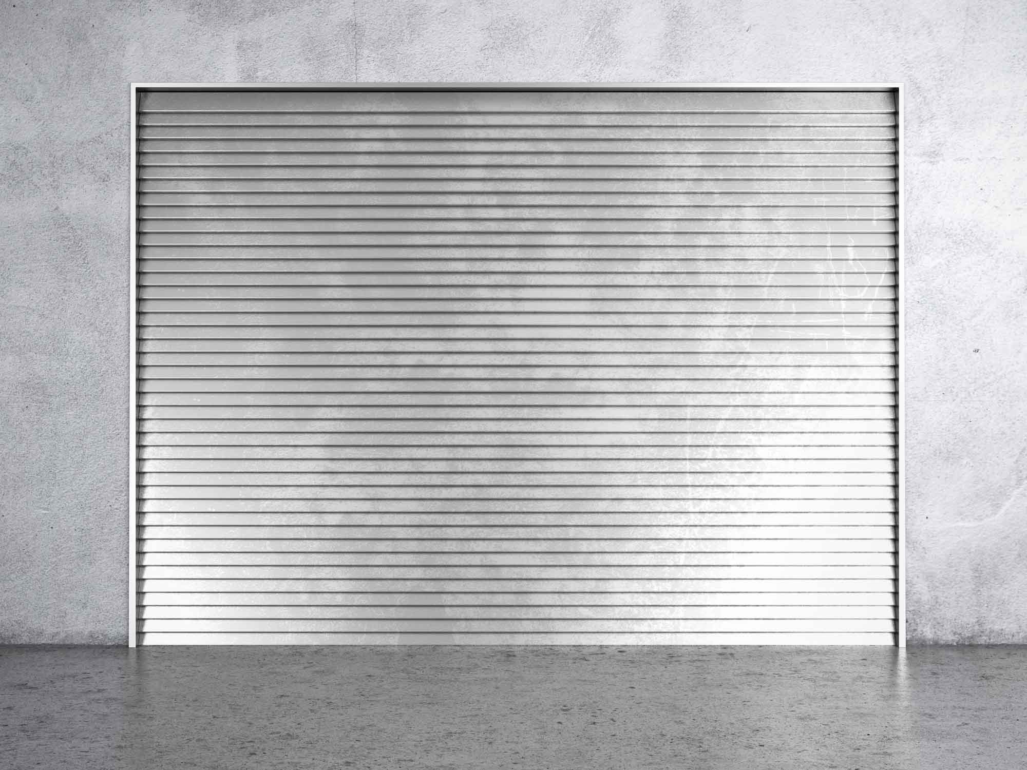 Porte métallique de garage