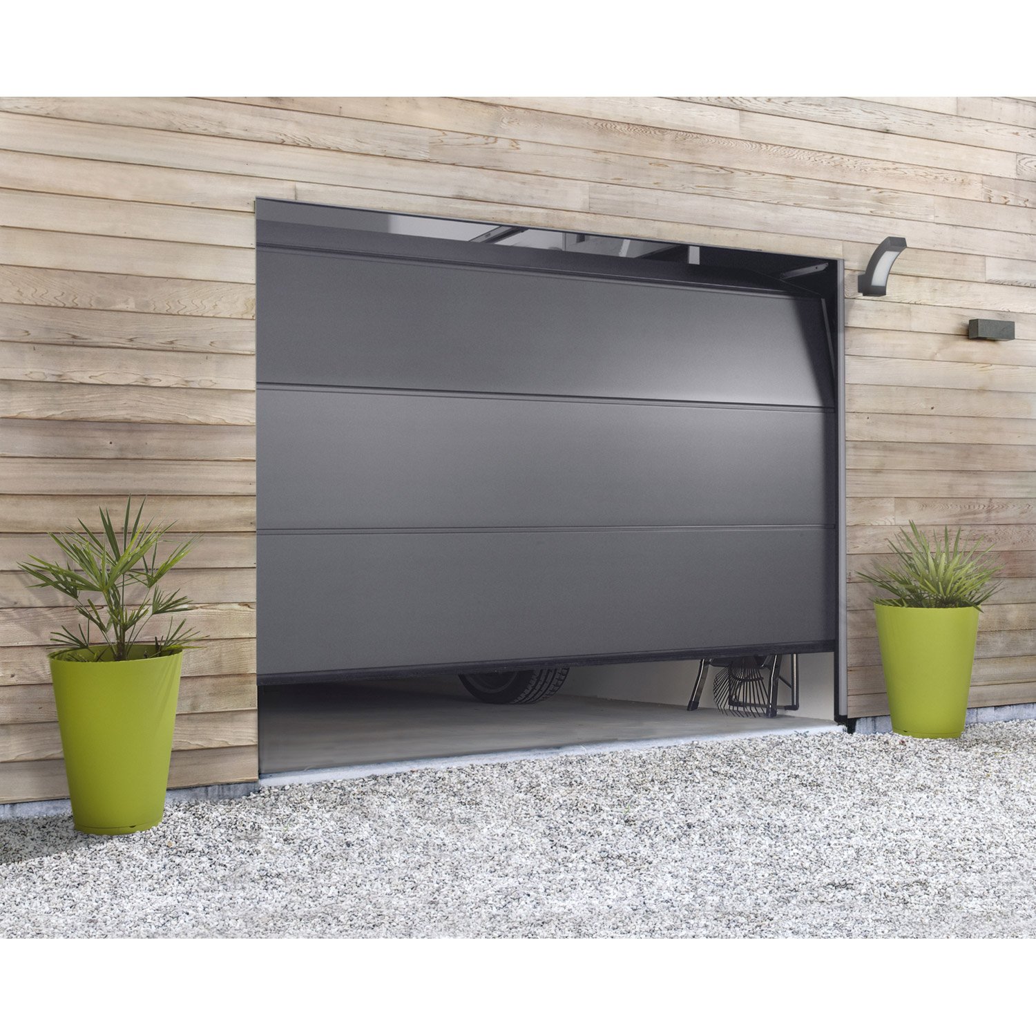 Porte de garage sectionnelle hormann h.200 x l.240 cm
