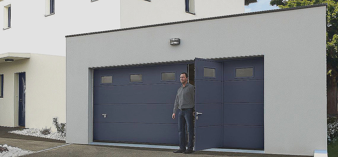 Point p porte de garage