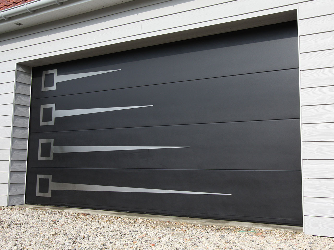 Test porte de garage sectionnelle