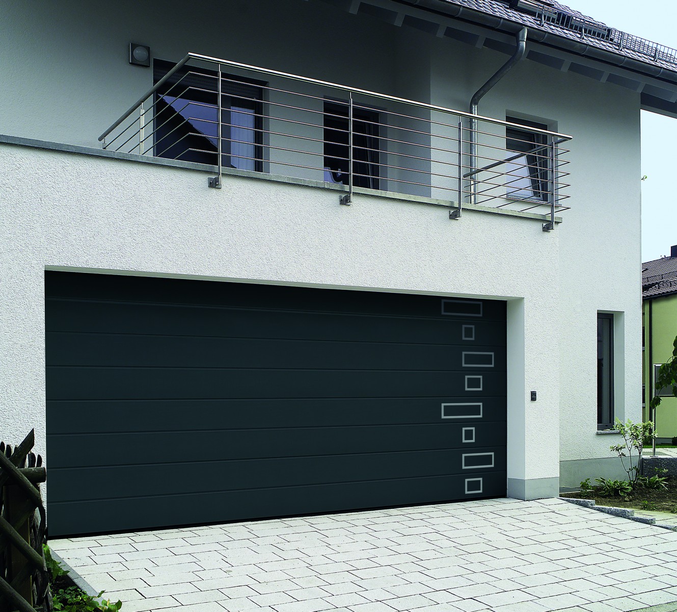 Porte de garage a glissiere