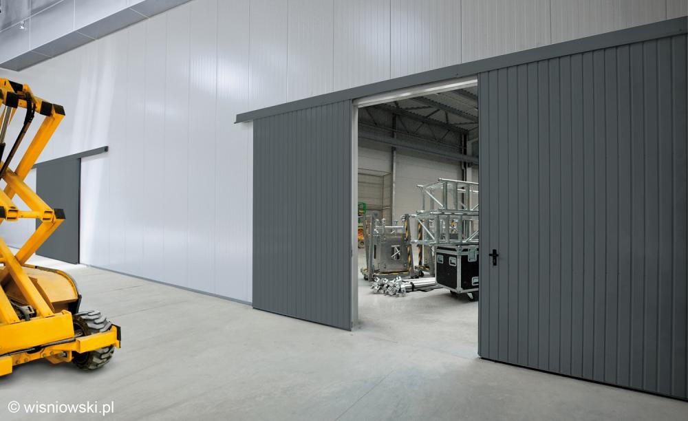 Porte de garage sur rail