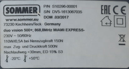 Notice moteur porte de garage france fermeture