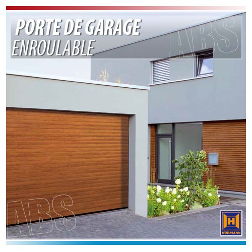 Porte de garage enroulement intérieur