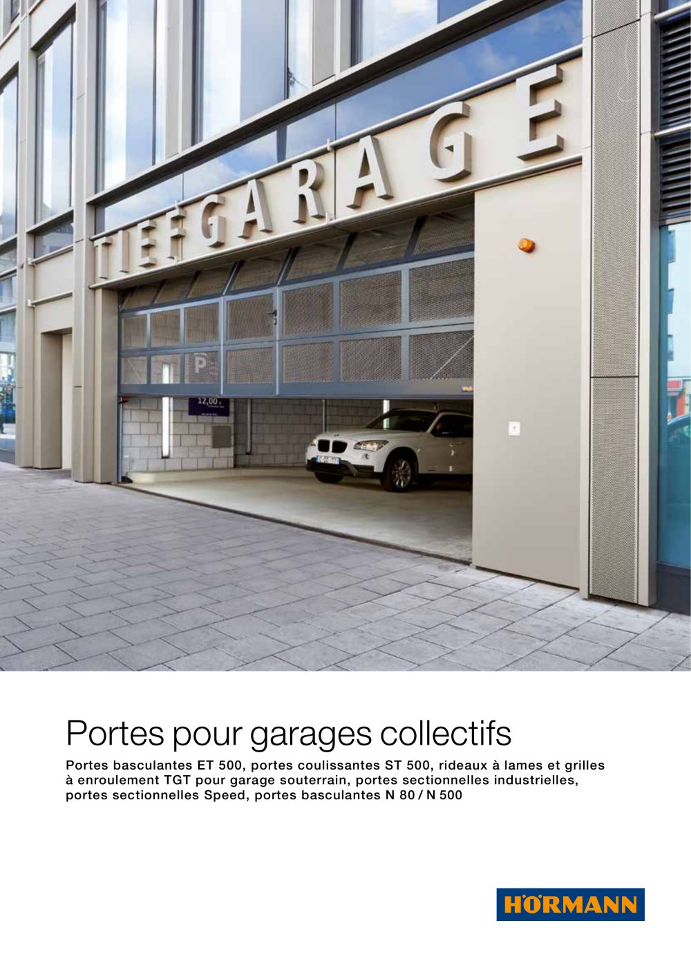 Catalogue hormann porte de garage sectionnelle