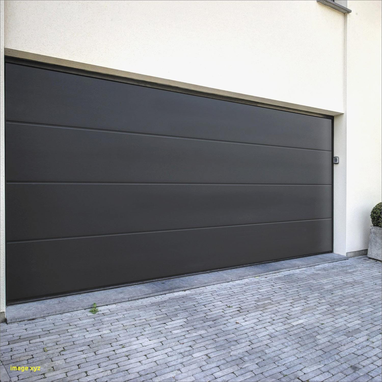 Porte de garage basculante largeur 3 metres