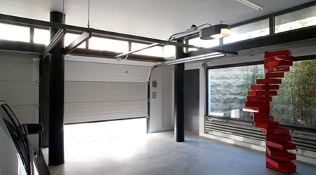 Tarif pose porte de garage sectionnelle motorisée