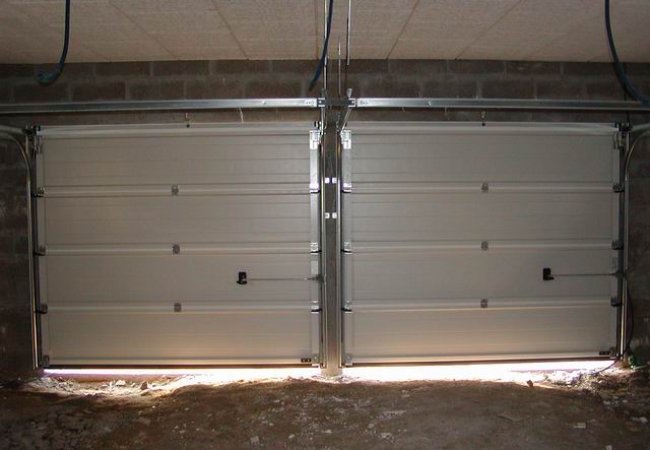 Porte de garage sectionnelle en promo