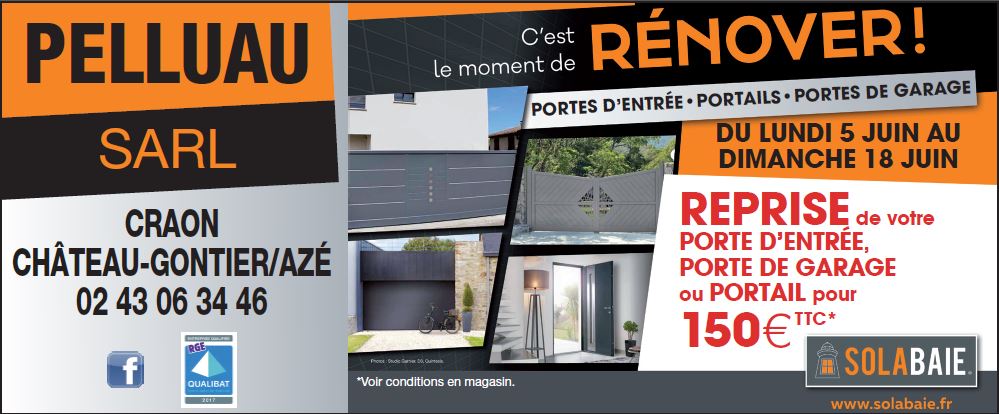 Porte de garage promotion