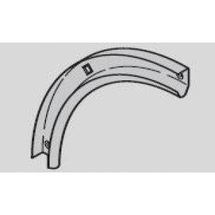 Rail de guidage pour porte de garage coulissante