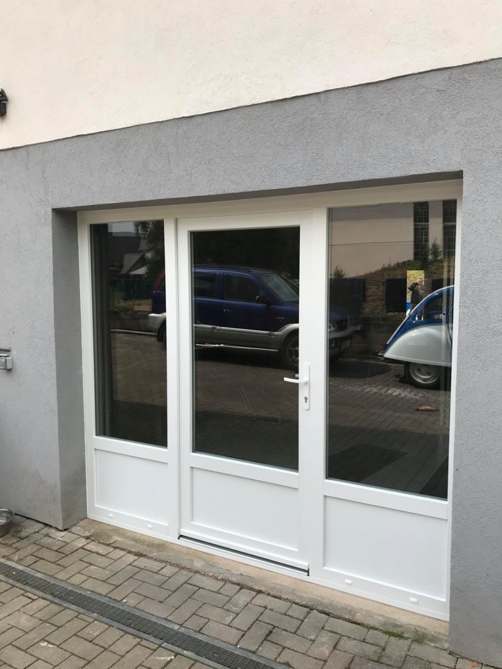 Baie vitrée pour remplacer porte de garage