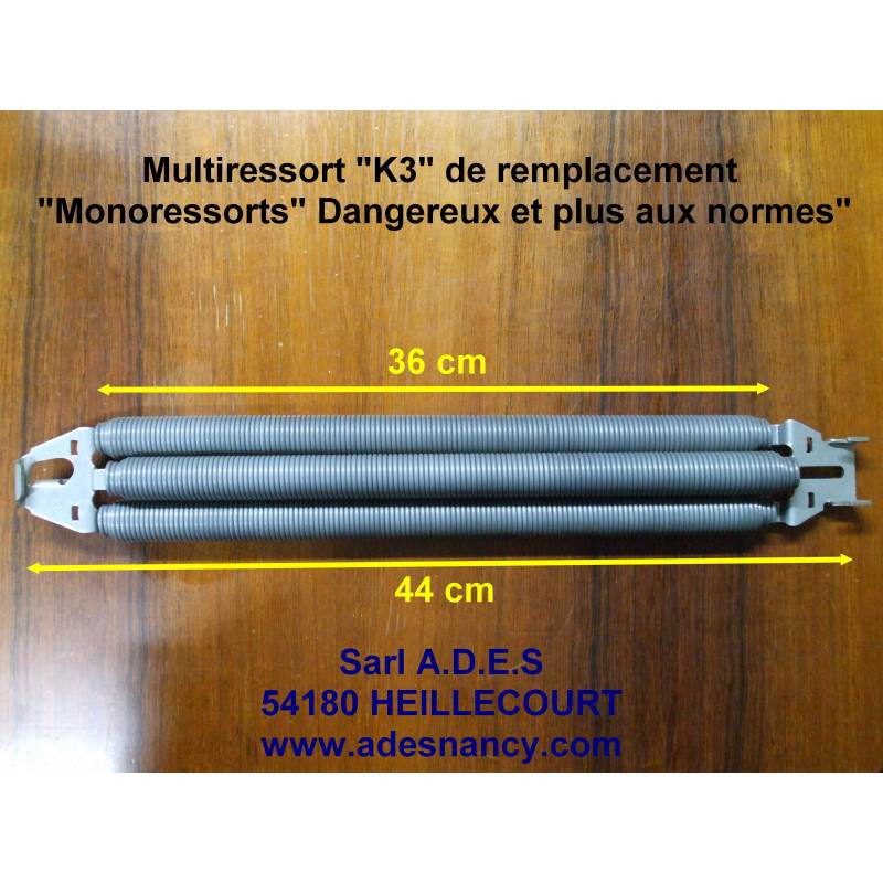 Ressort pour porte de garage basculante