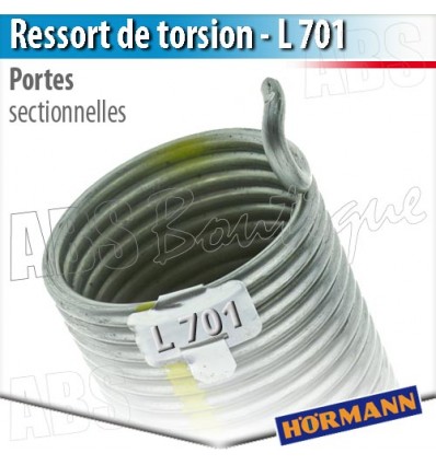 Ressort de torsion porte de garage hormann
