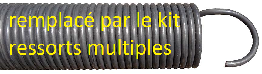 Ressort traction porte de garage