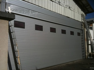 Porte de garage enroulable souple
