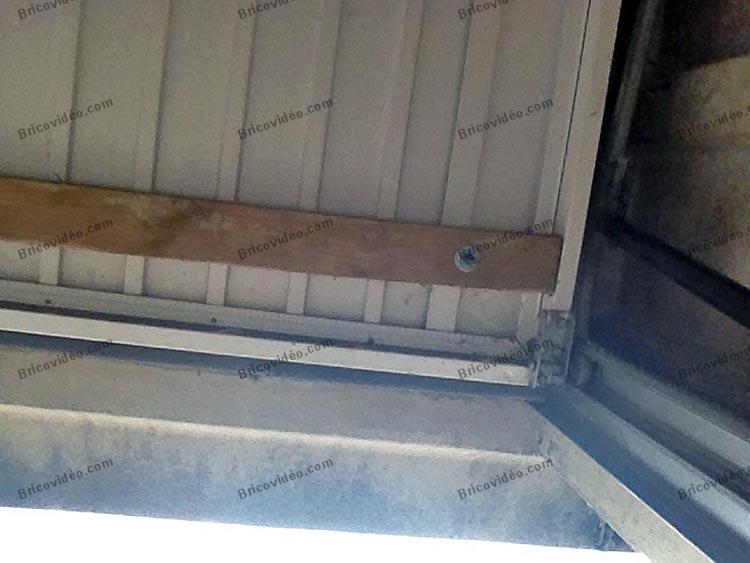 Securiser une porte de garage coulissante