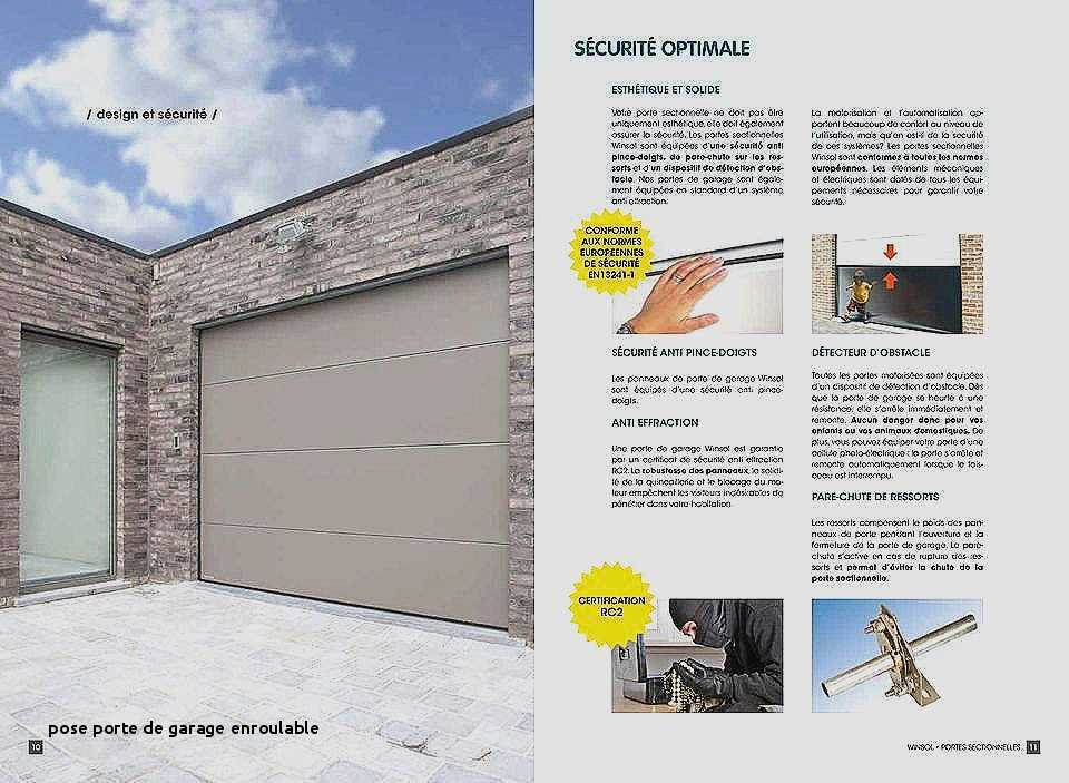Porte de garage enroulable securite