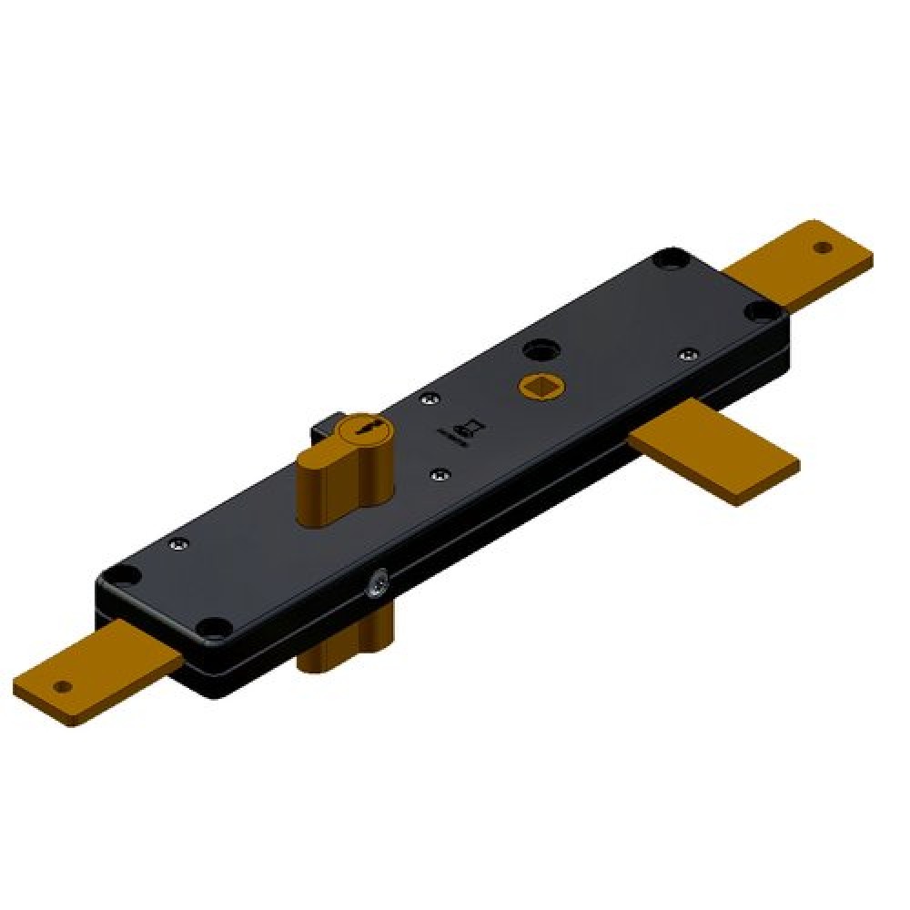 Serrure a tringle porte de garage