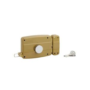 Serrure en applique pour porte coulissante de garage