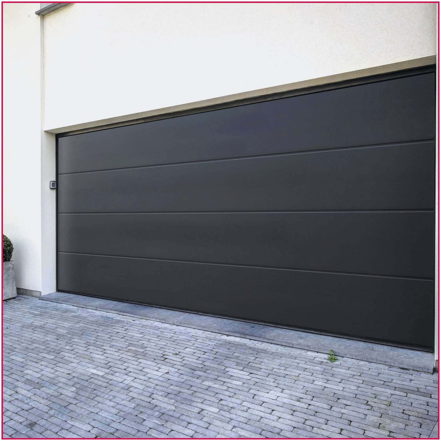 Seuil porte de garage enroulable
