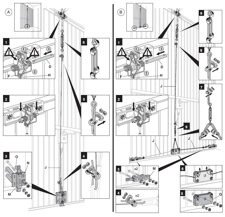 Verrouilleur de bas de porte de garage