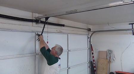 Porte de garage sans moteur