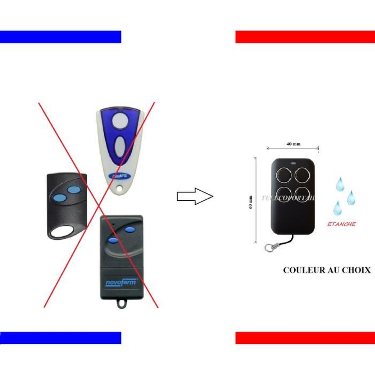 Telecommande porte de garage novotron 502