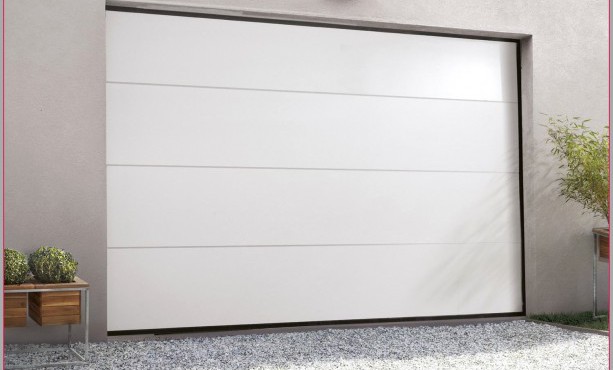 Porte de garage enroulable aluminium kiev 1 blanc - l.240 x h.200 cm