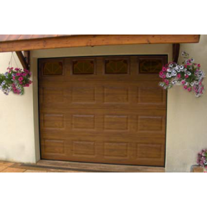 Implantation porte de garage sectionnelle