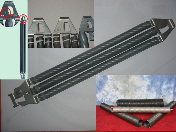 Ressorts pour porte de garage basculante ces