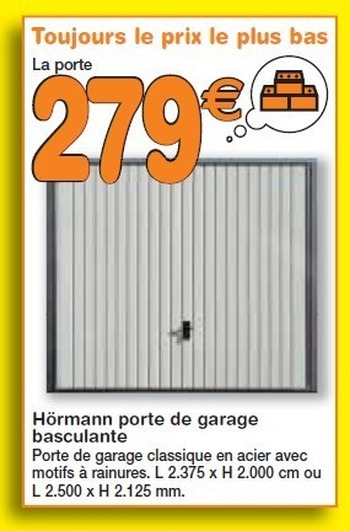 Porte de garage basculante belgique