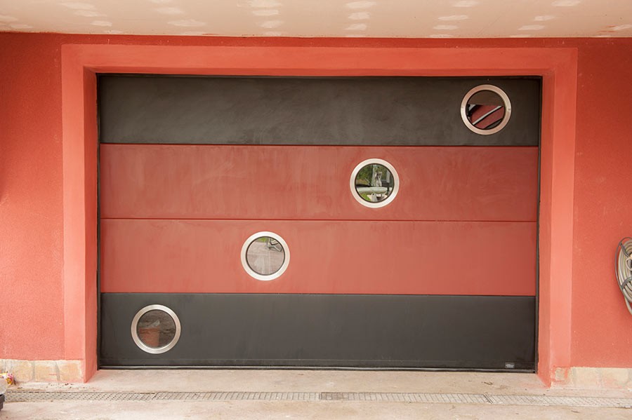 Chatiere sur porte de garage sectionnelle