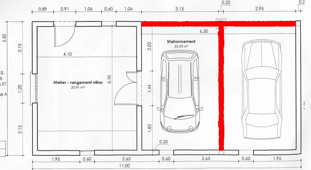 Mesure porte de garage standard